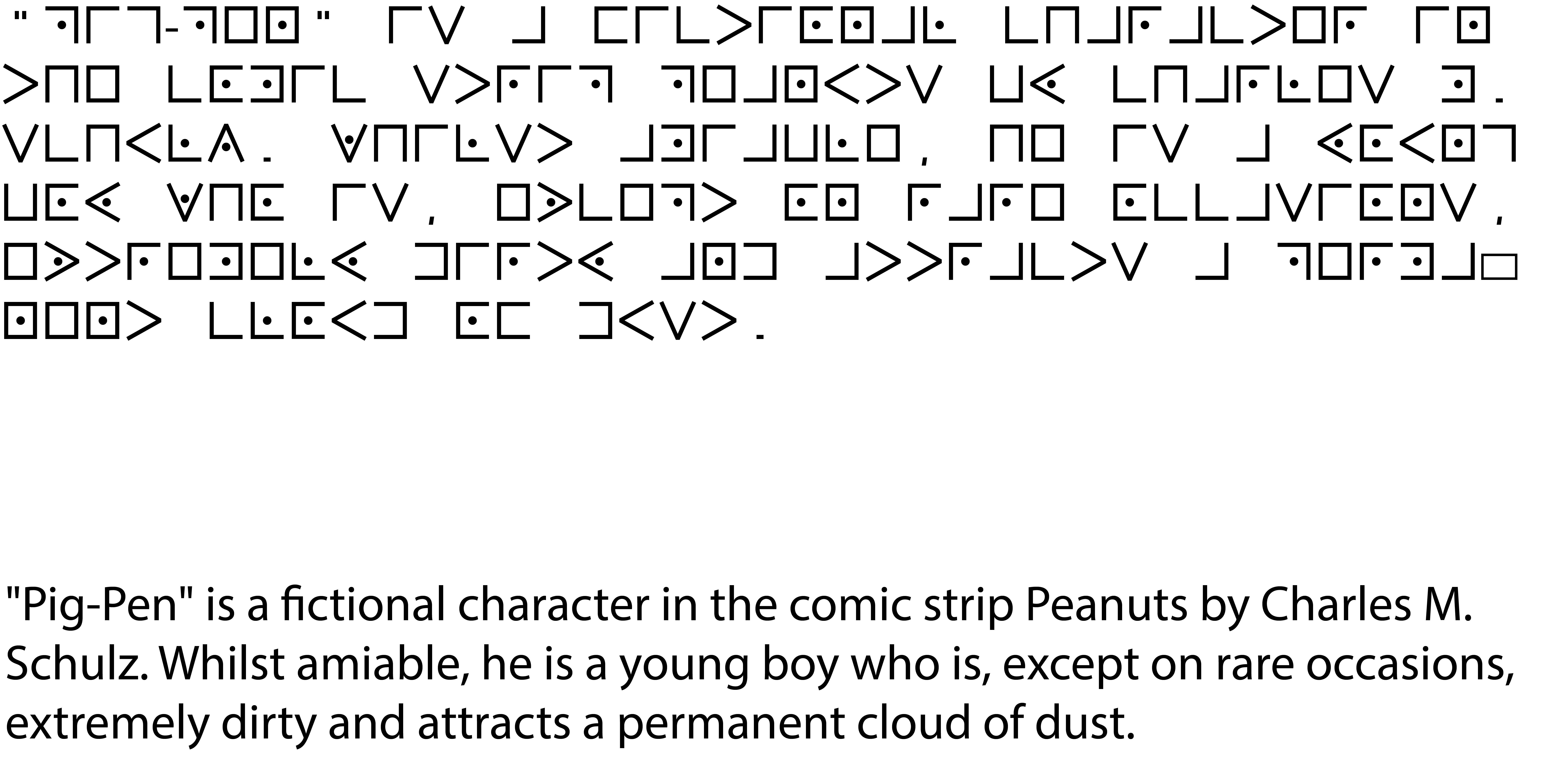 PigPen puzzle encryption image